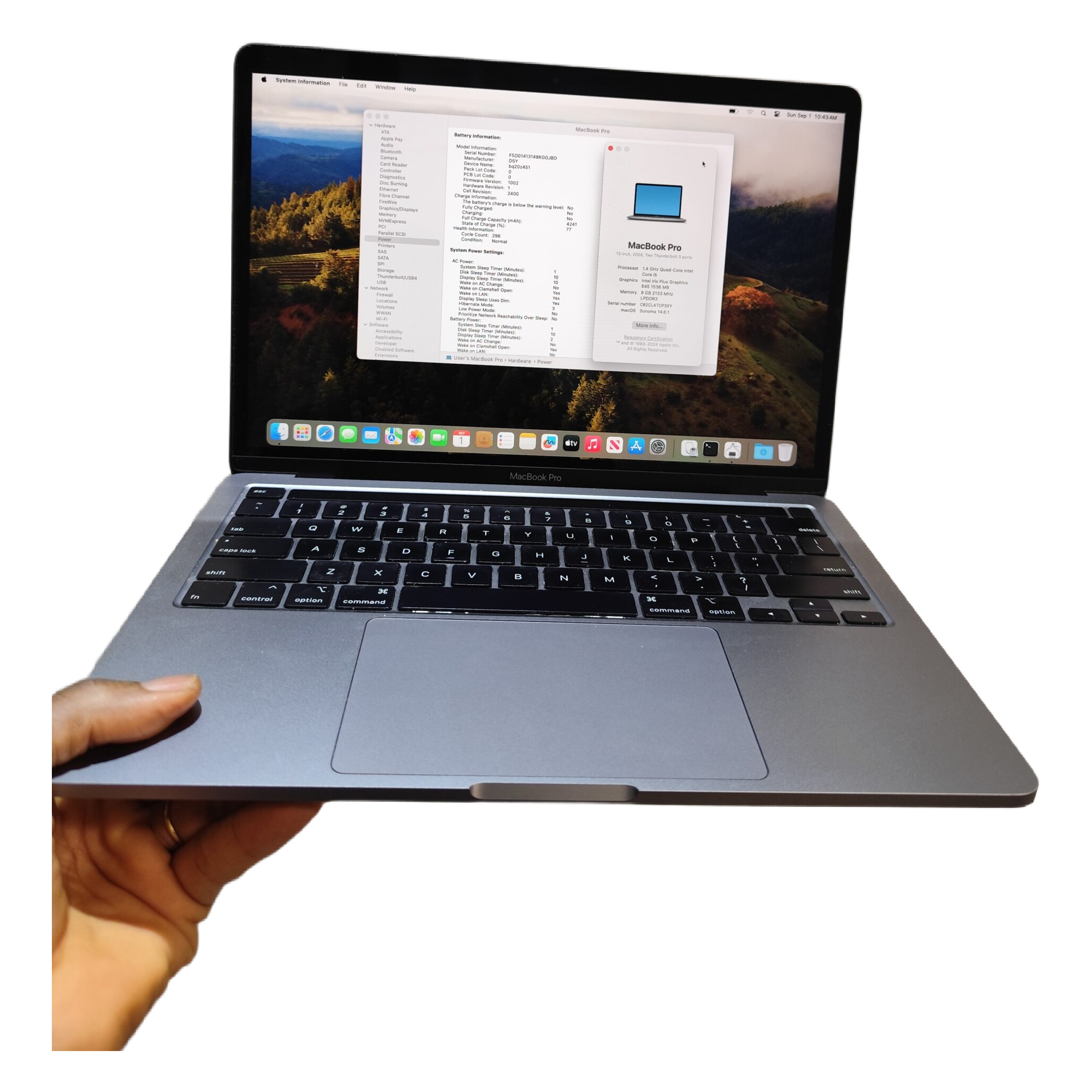 Apple-MacBook-Pro-2020-i5-8GB-256GB-SSD-13in-Pre-owned – Techobra